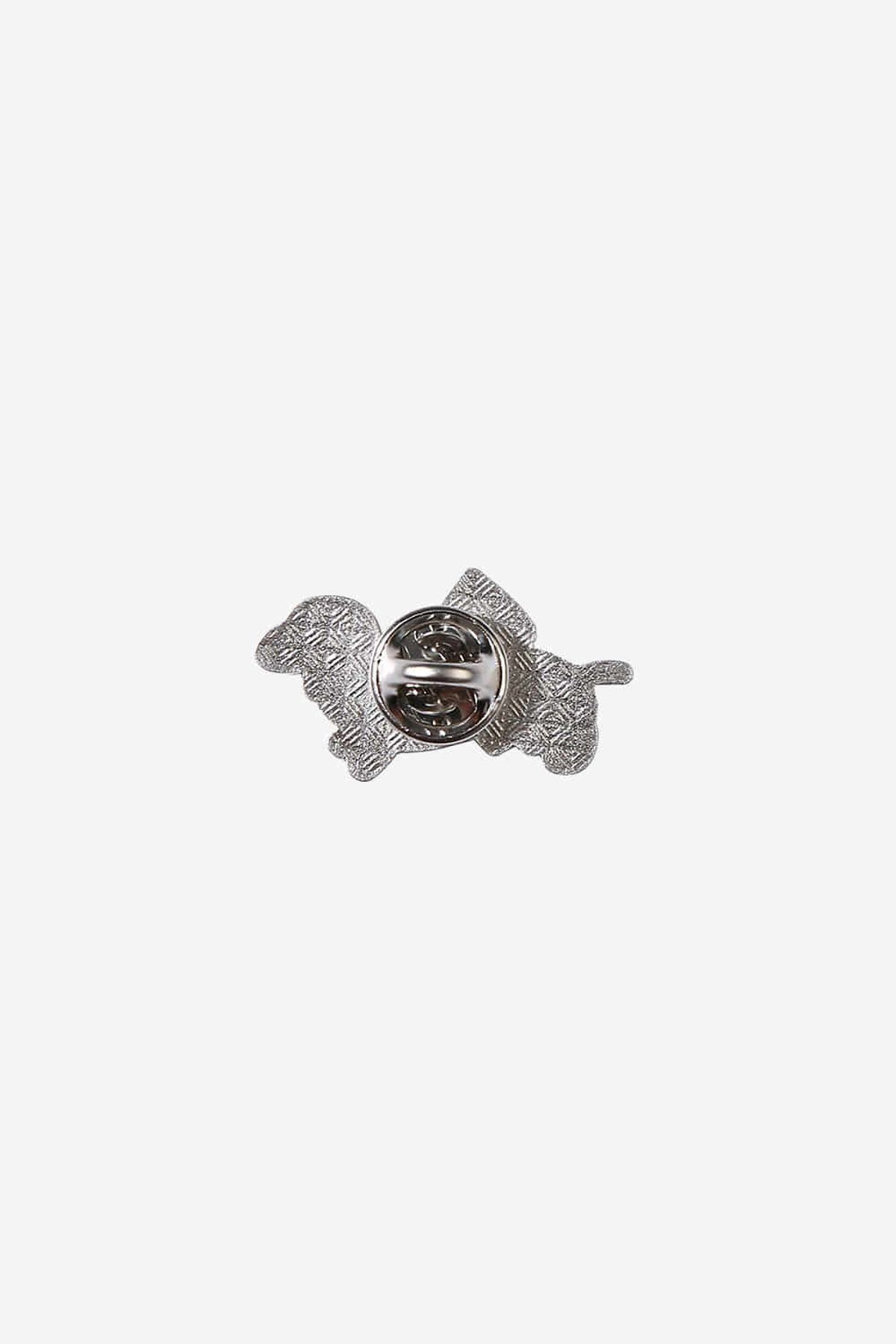 르몽생미셸(LE MONT ST MICHEL) LMSM Logo Puppy Badge