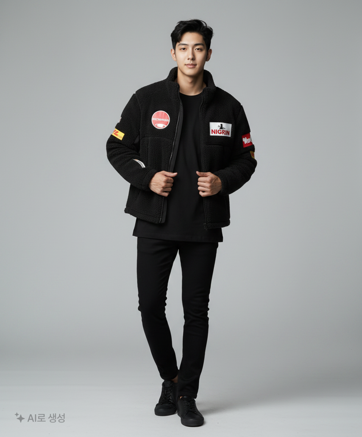 데상트(DESCENTE) [데상트] [60% OFF]남성 스텐드넥 보아플리스 자켓 (S0321BKT92) 105