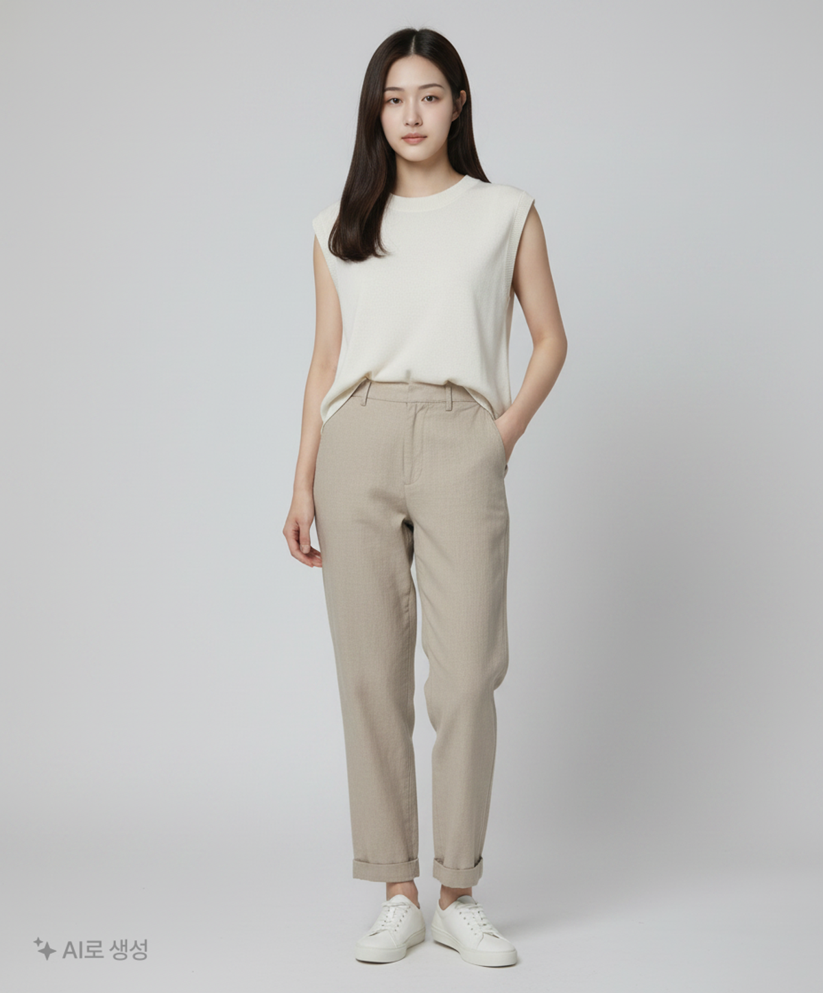 유니클로(UNIQLO) 코튼 팬츠 M