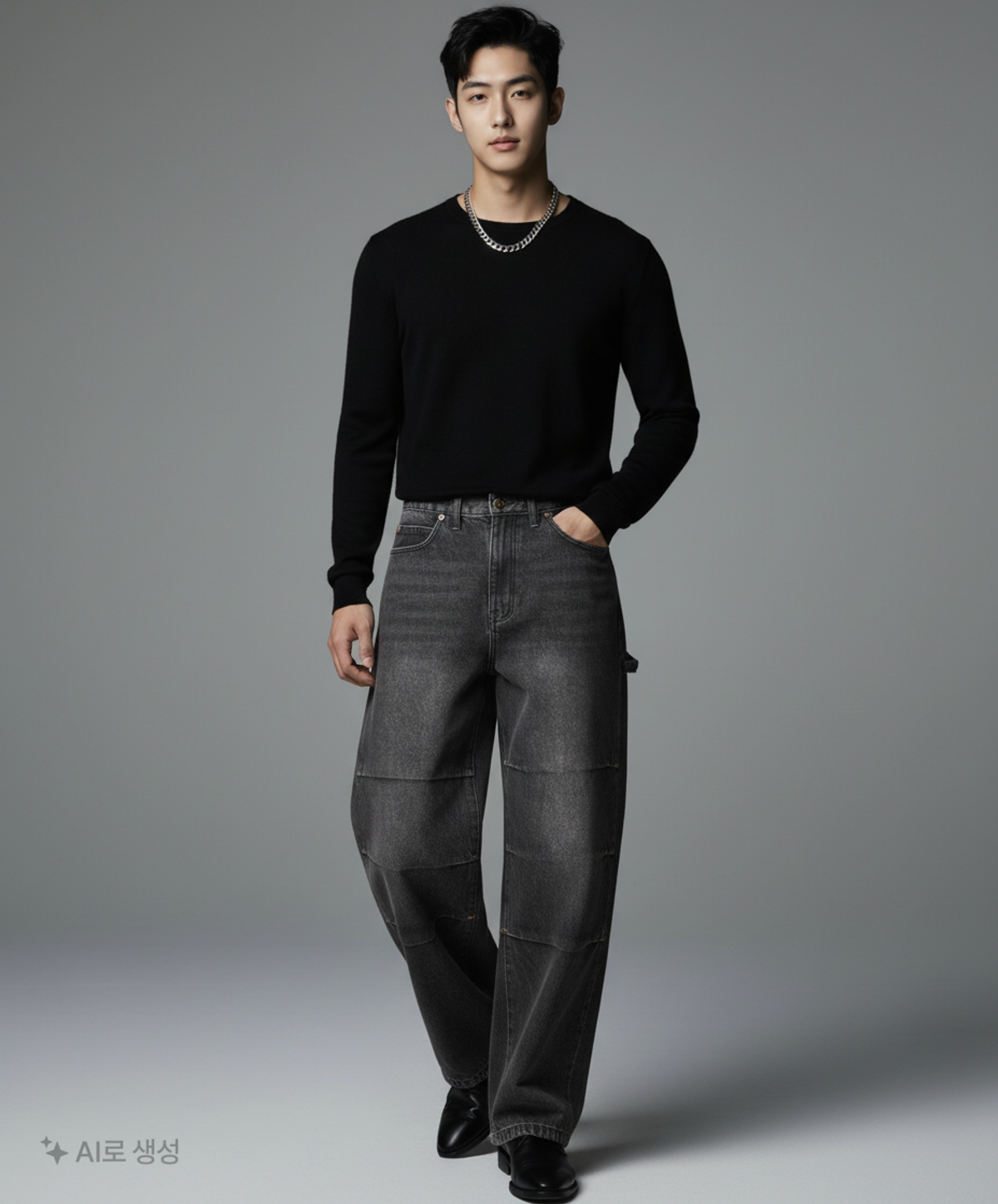엑스톤즈(XTONZ) 청/데님 팬츠 M