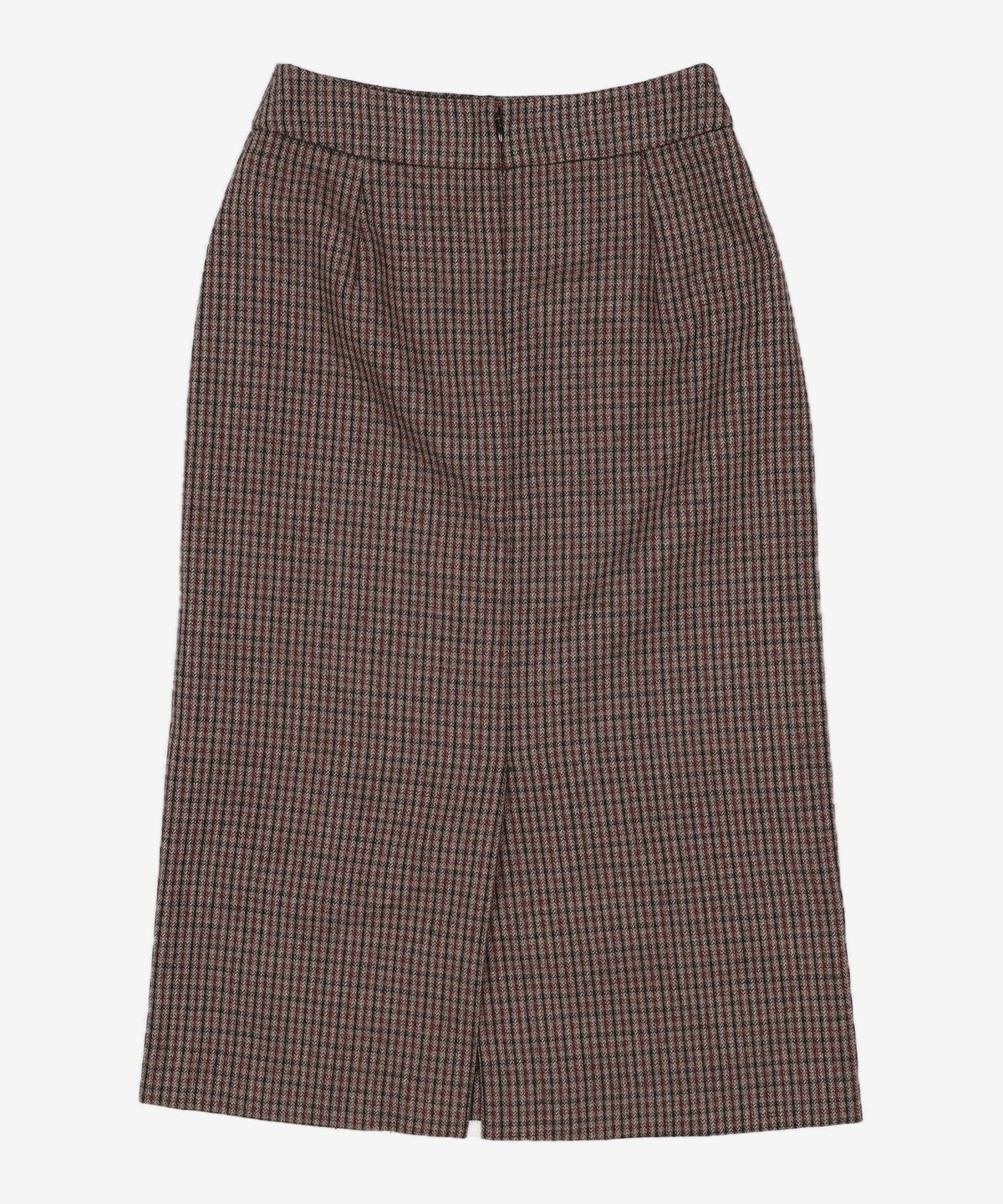 미쏘(MIXXO) 체크 뒷슬릿 롱 스커트 MIWWHBT32G 24