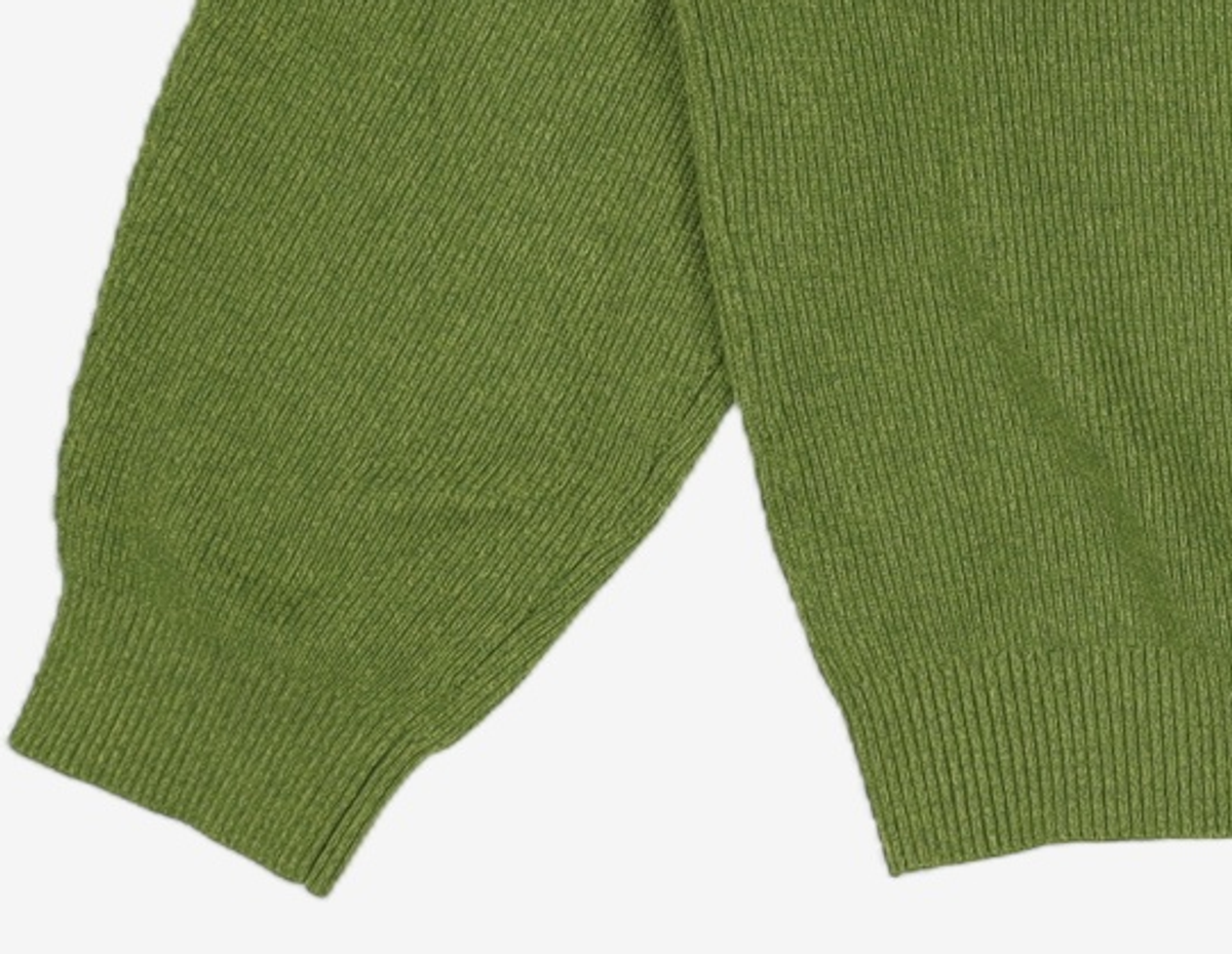 인사일런스(INSILENCE) 벌룬핏 크루넥 니트 OLIVE GREEN M