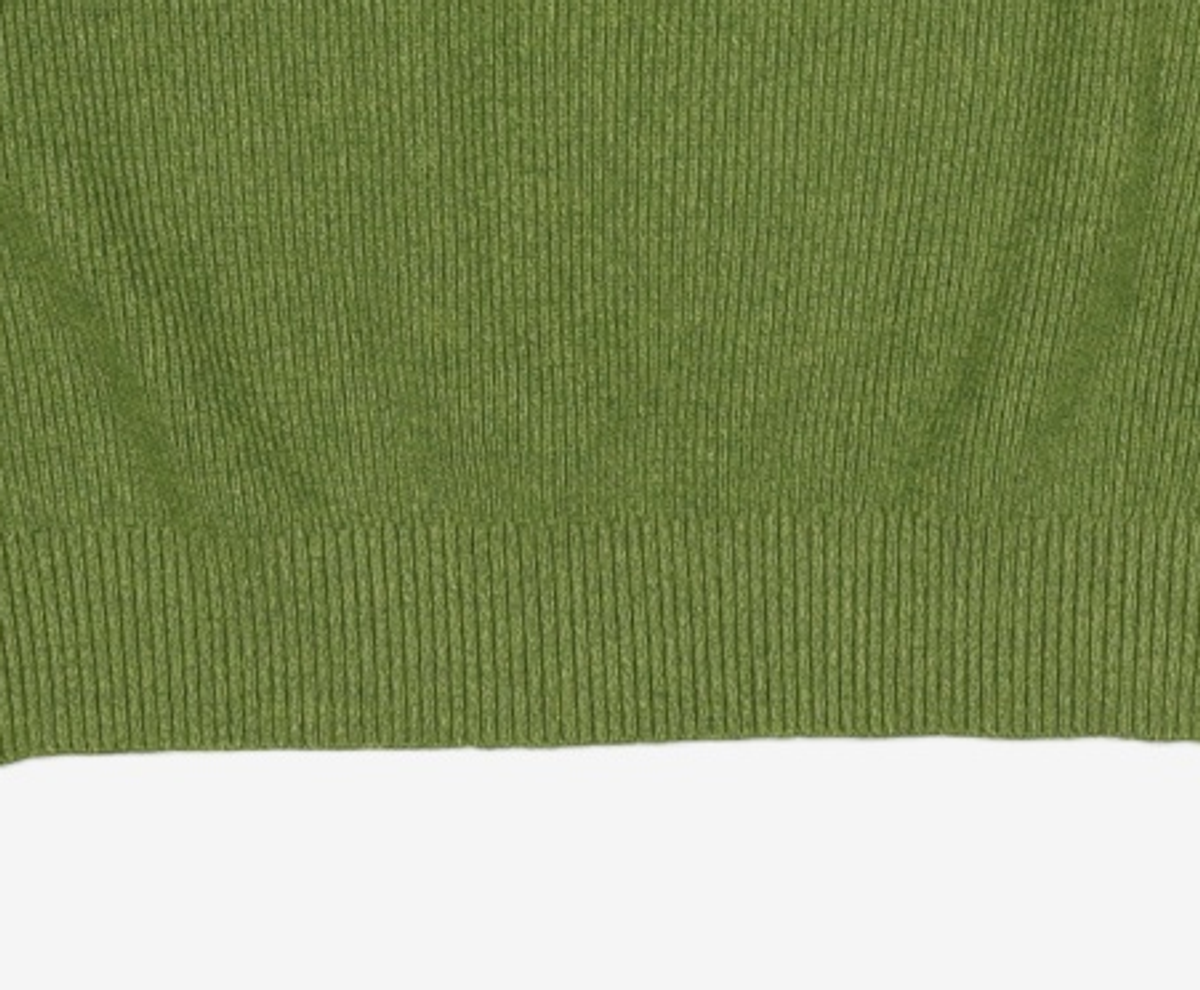 인사일런스(INSILENCE) 벌룬핏 크루넥 니트 OLIVE GREEN M