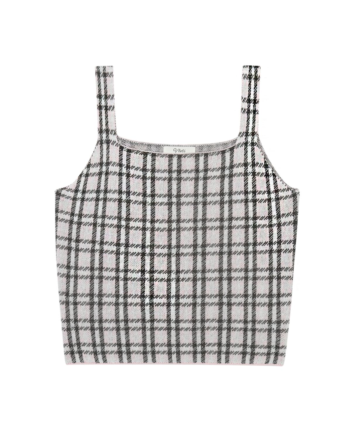 블레티(VLETI) Linen Jacquard Knit Sleeveless (pink)