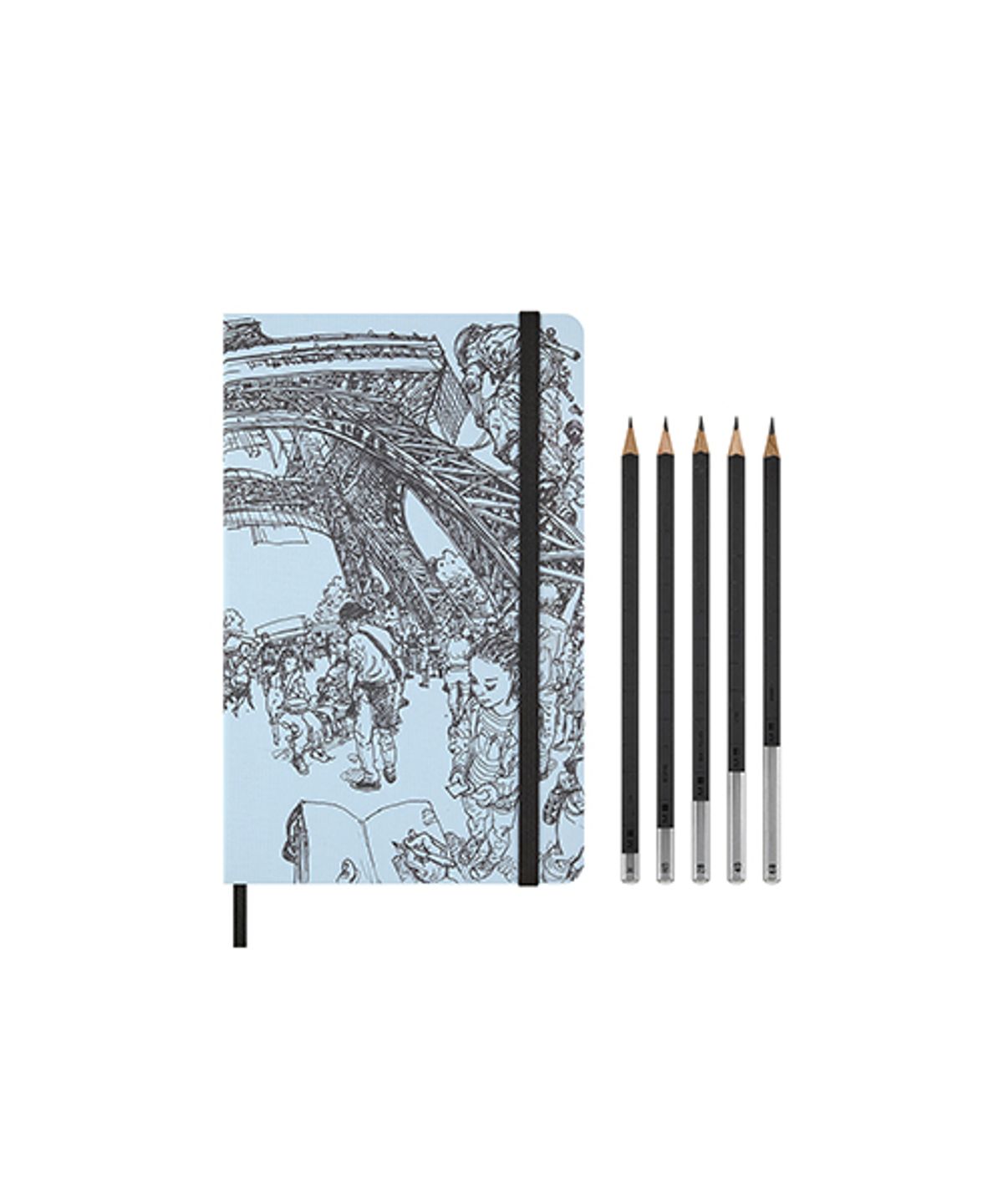 몰스킨(MOLESKINE) [26김정기]번들 세트/플레인L&연필