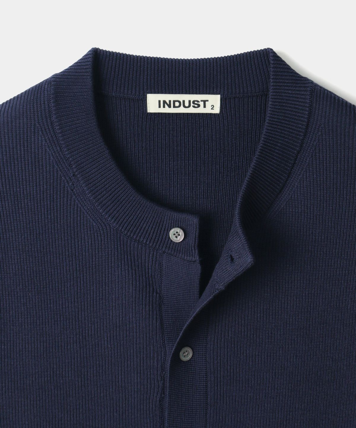인더스트(INDUST) 크롭 머슬 라운드 하프가디건_4COLOR