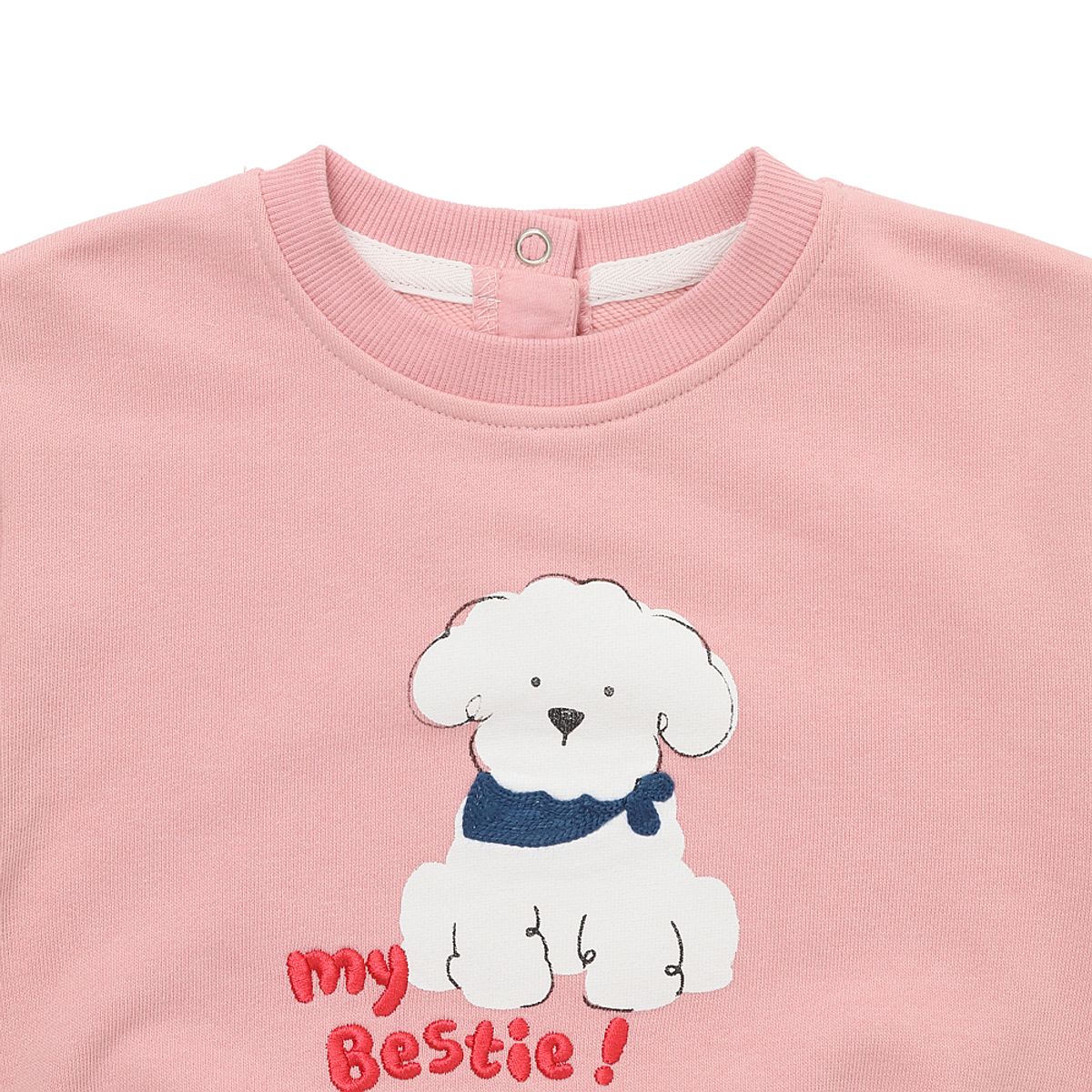 블루독 베이비(BLUEDOGBABY) 화이트도기 스웨트셔츠 (45A14-334-04)
