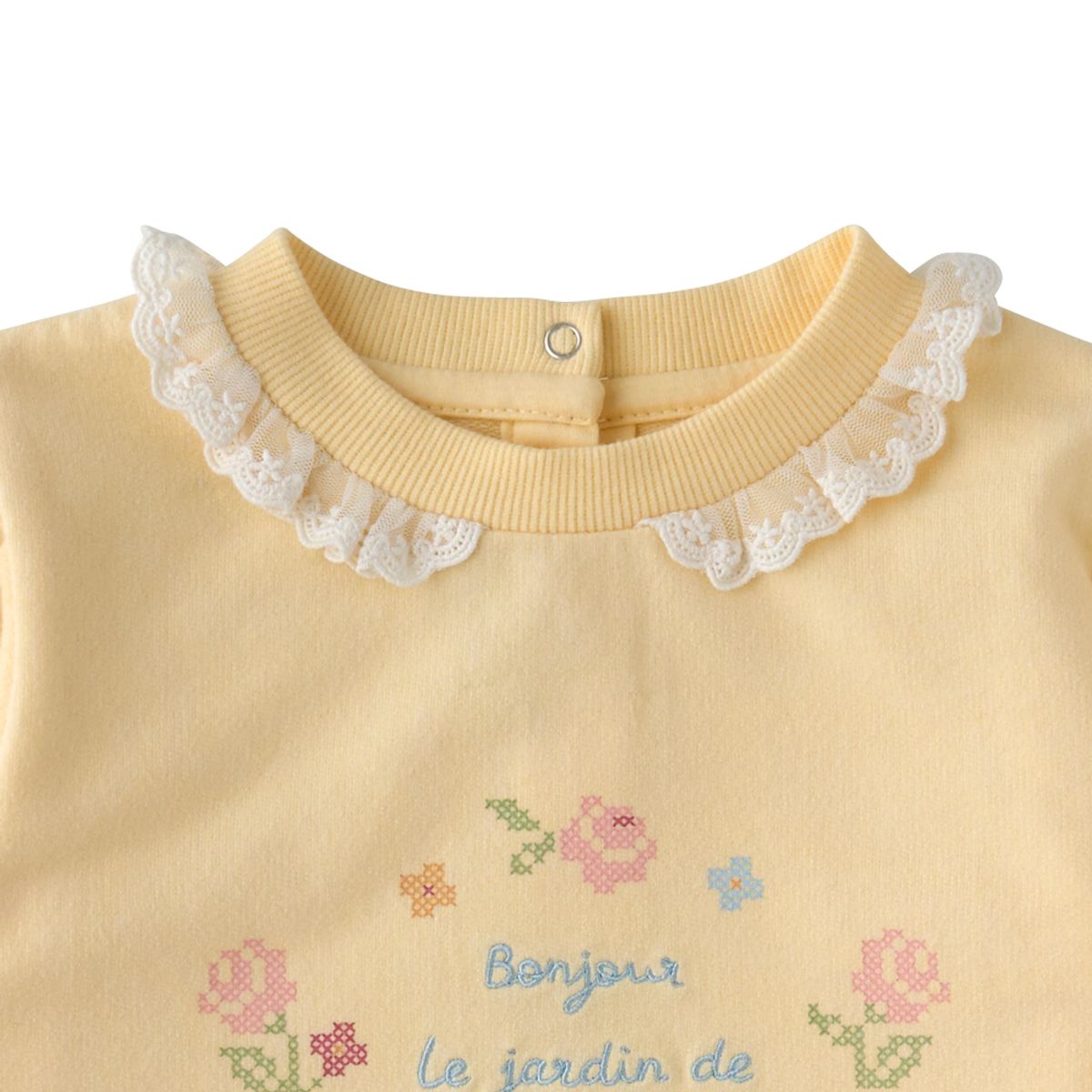 밍크뮤(MINKMUI) 리본십자수스웨트셔츠 (35A15-334-06)