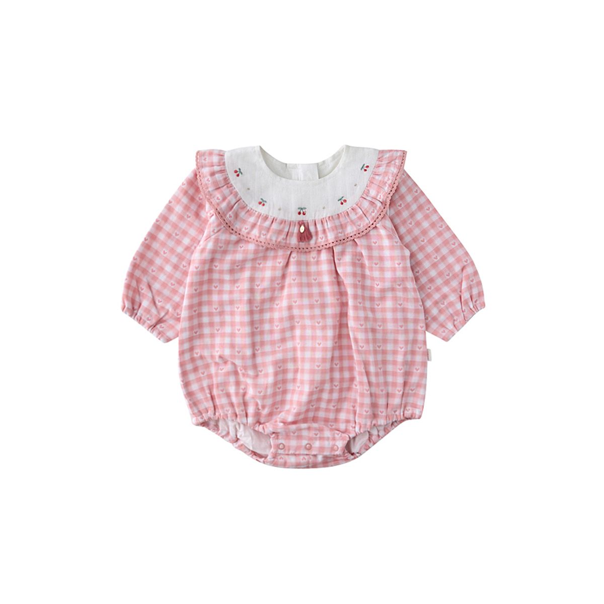 밍크뮤(MINKMUI) 쁘띠하트체크SET바디슈트 (35A12-604-06)