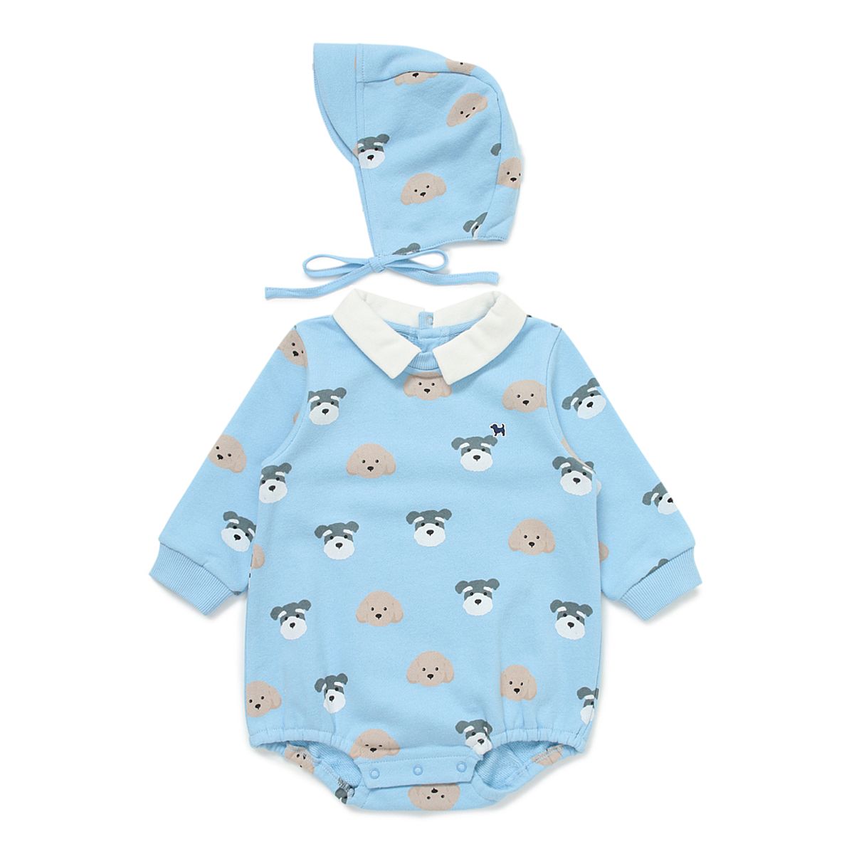 블루독 베이비(BLUEDOGBABY) 도기 프렌즈 바디수트 (45A13-604-01)