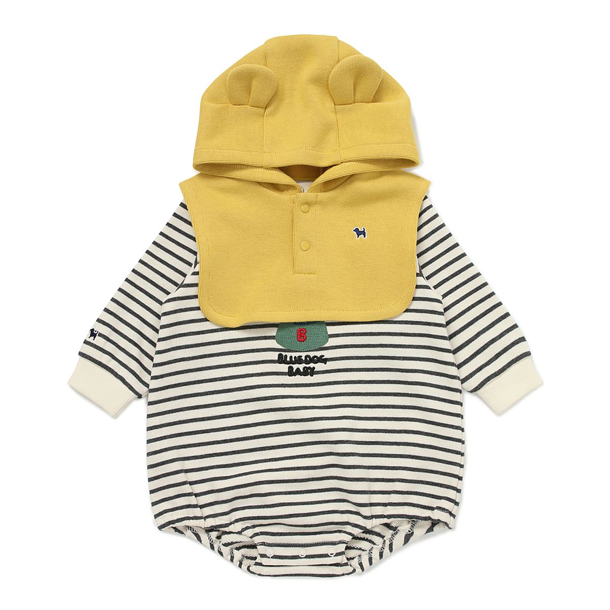 블루독 베이비(BLUEDOGBABY) 미니망토 SET 바디수트 (45A13-604-02)