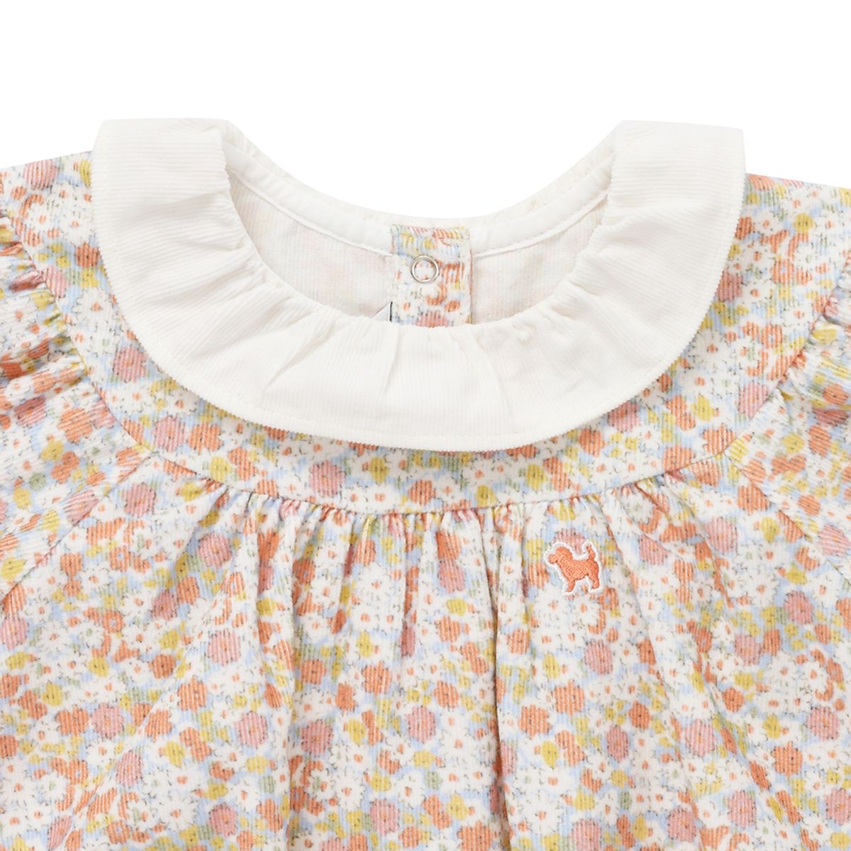 블루독 베이비(BLUEDOGBABY) 소프트 플라워 바디수트 (45A13-604-05)