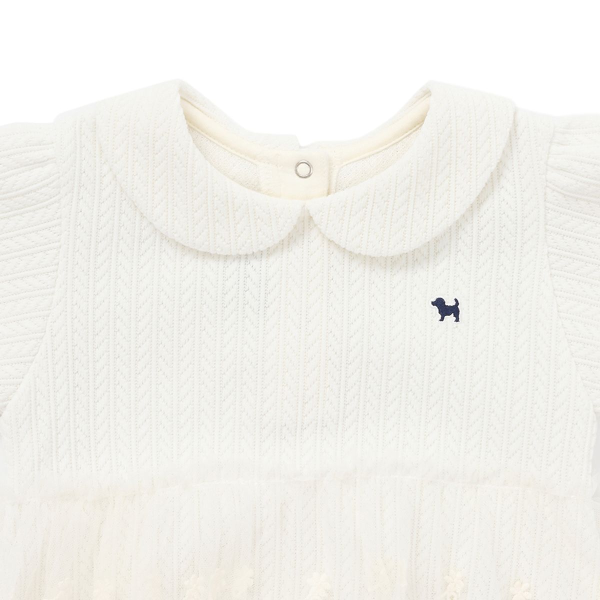 블루독 베이비(BLUEDOGBABY) SOFT 레이스 바디수트 (45A13-604-13)