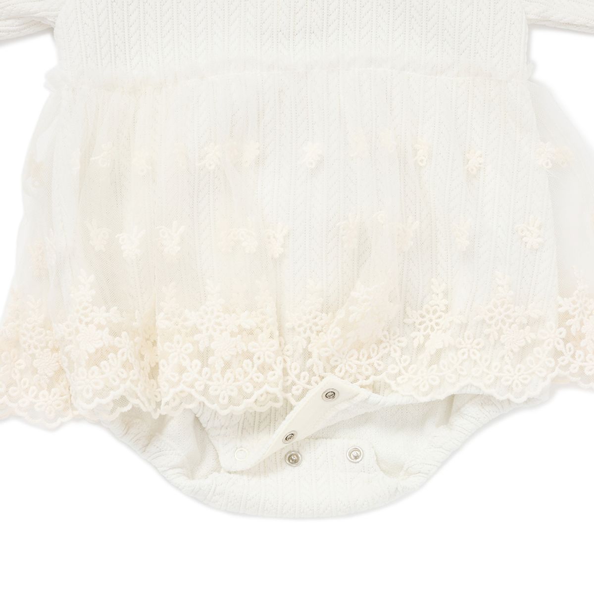 블루독 베이비(BLUEDOGBABY) SOFT 레이스 바디수트 (45A13-604-13)