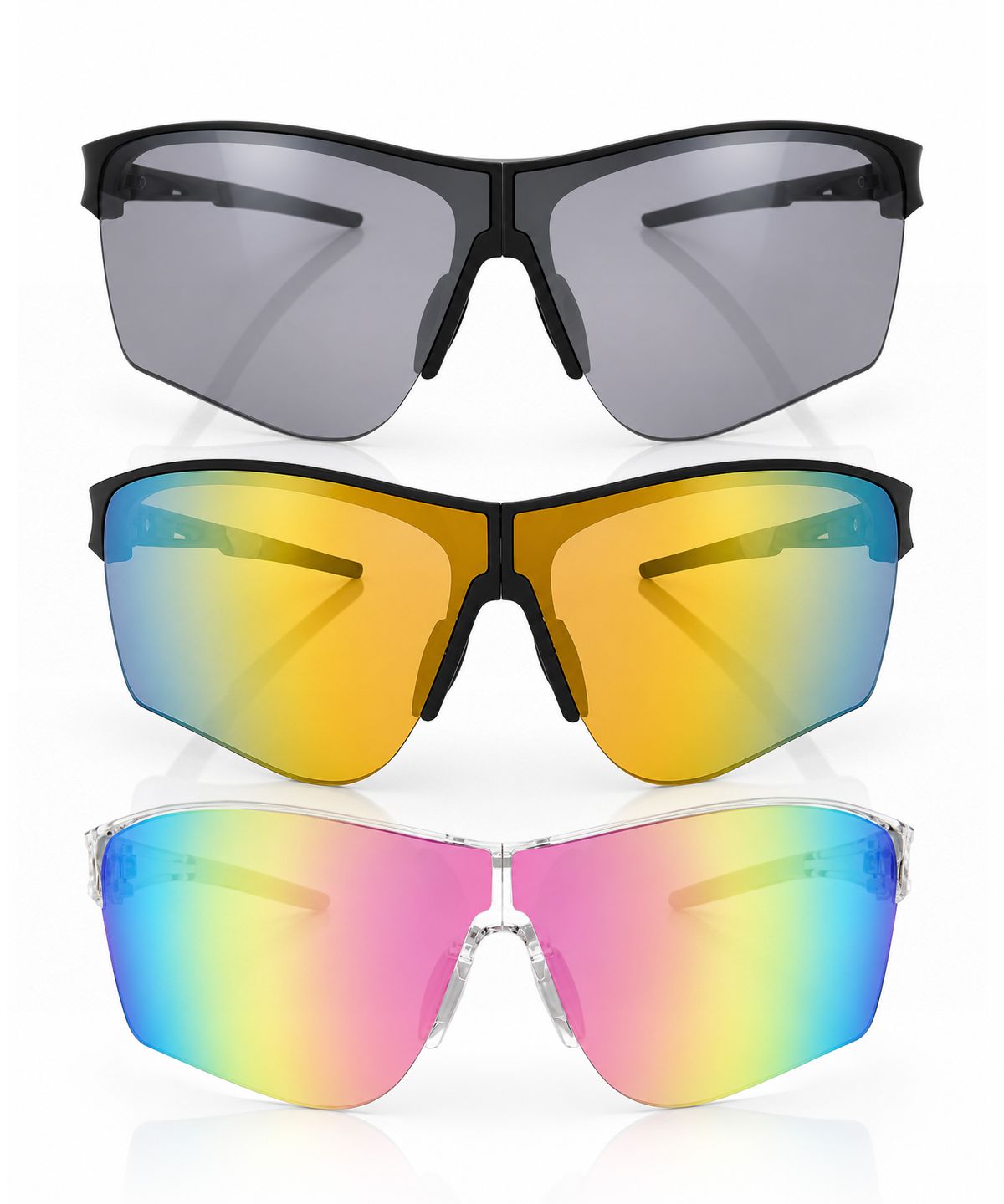 바스카라(VASCARA) RIOT (6color) 경량 접이식 스포츠선글라스 고글 자전거 골프 낚시 운전 UV400 남녀공용