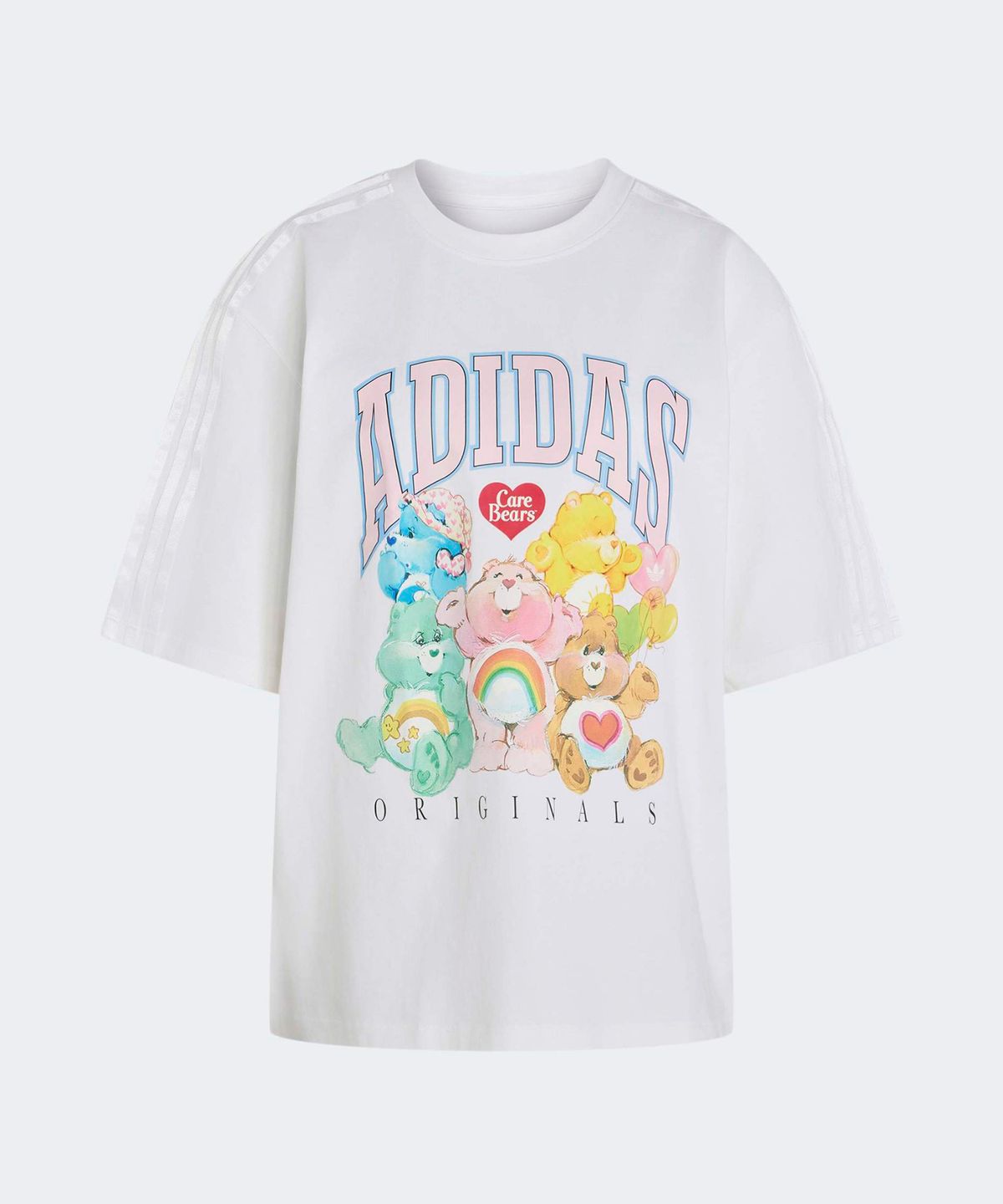 아디다스(ADIDAS) 케어베어 오버사이즈 티 - 화이트 / KR1480
