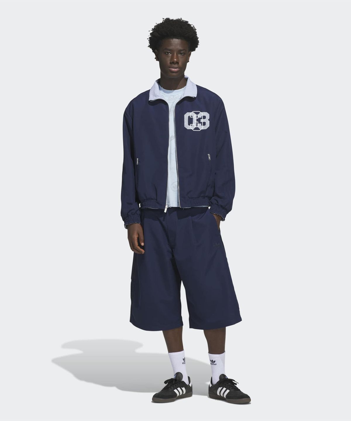 아디다스(ADIDAS) 파이어버드 코치 자켓 - 나이트인디고:클리어스카이 / KT7893