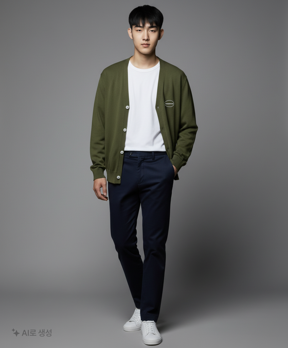 디스이즈네버댓(THISISNEVERTHAT) E/T-Logo Knit Cardigan Black M