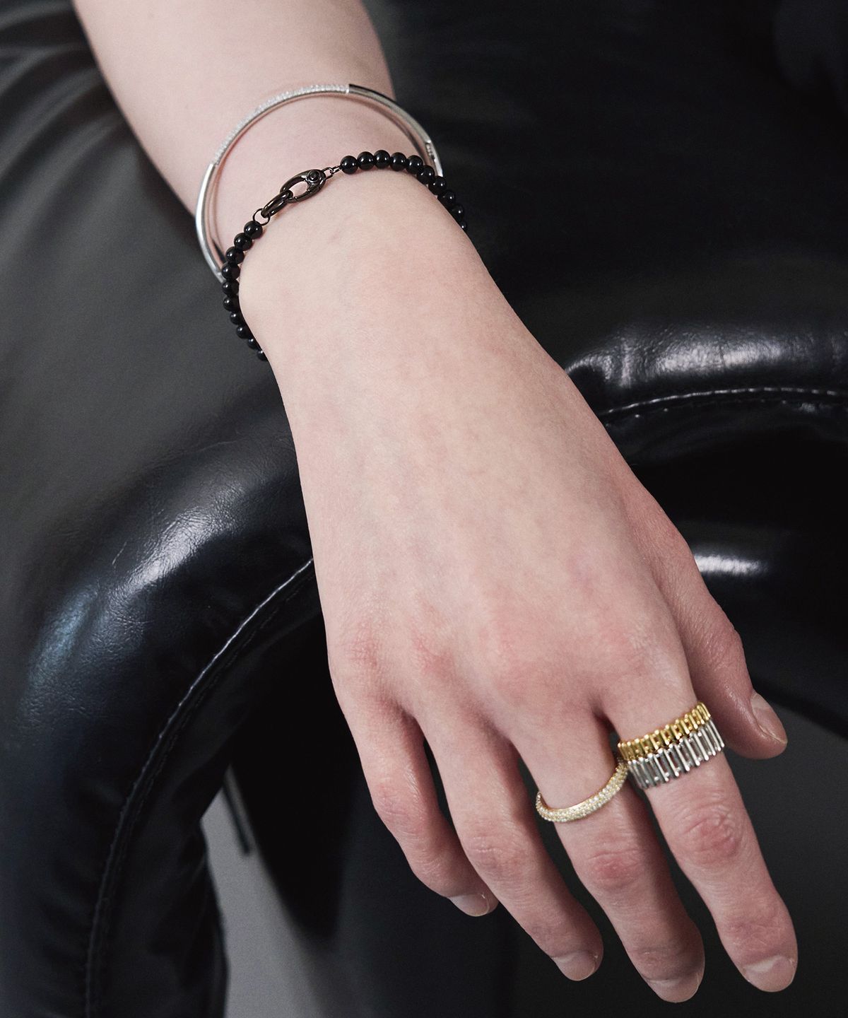 리스(LISSE) [925 SILVER] ONYX LINK B