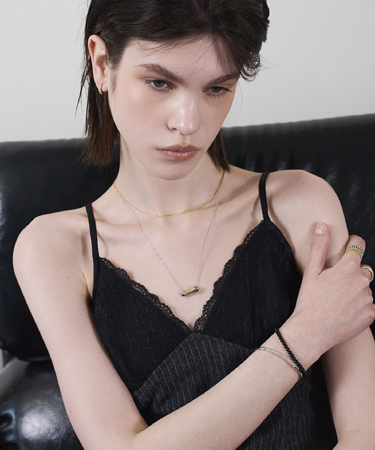 리스(LISSE) [925 SILVER] ONYX LINK B