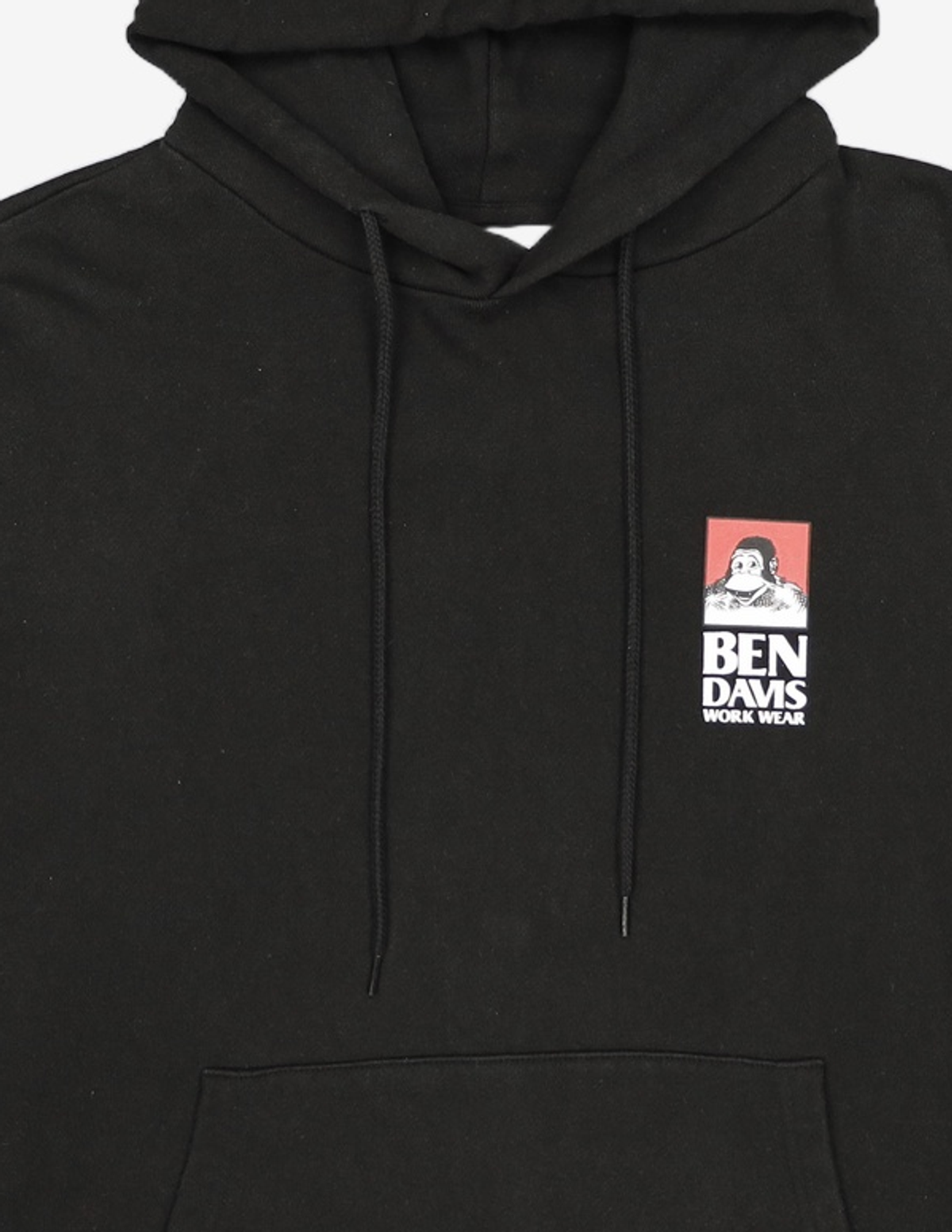 벤 데이비스(BEN DAVIS) 오리지널 코튼 후드 스웨트 셔츠 블랙(기모) L
