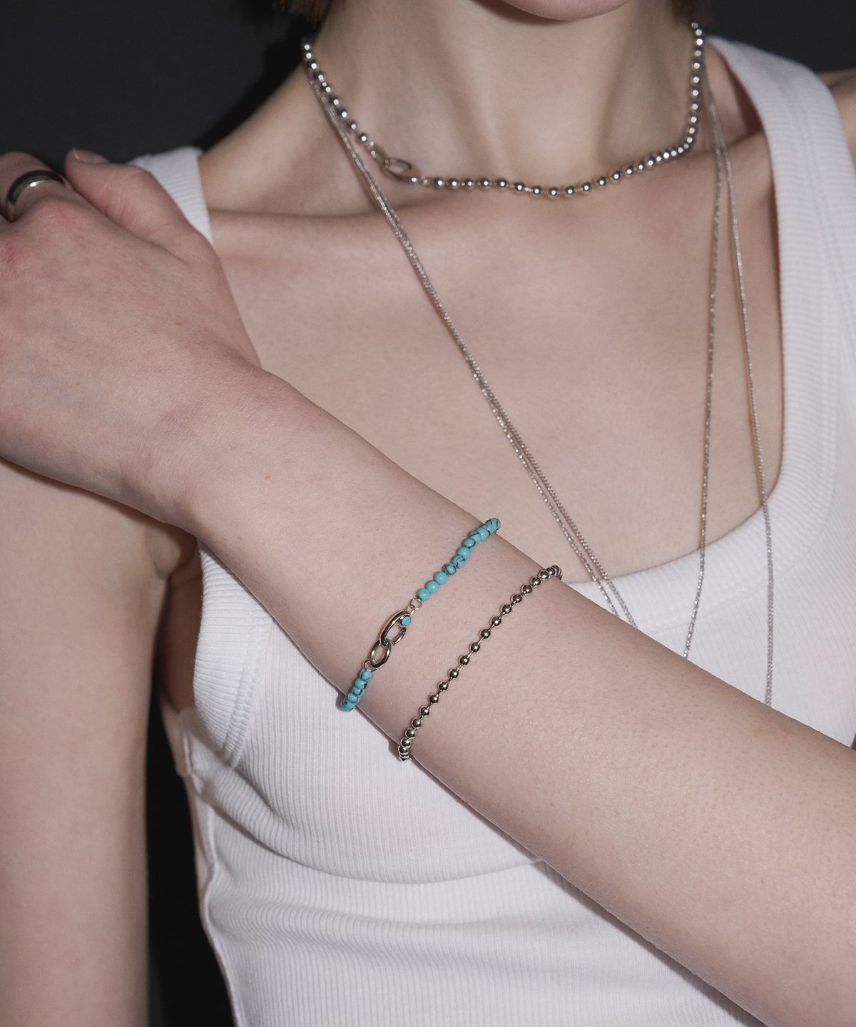 리스(LISSE) [925 SILVER] TURQUOISE LINK B