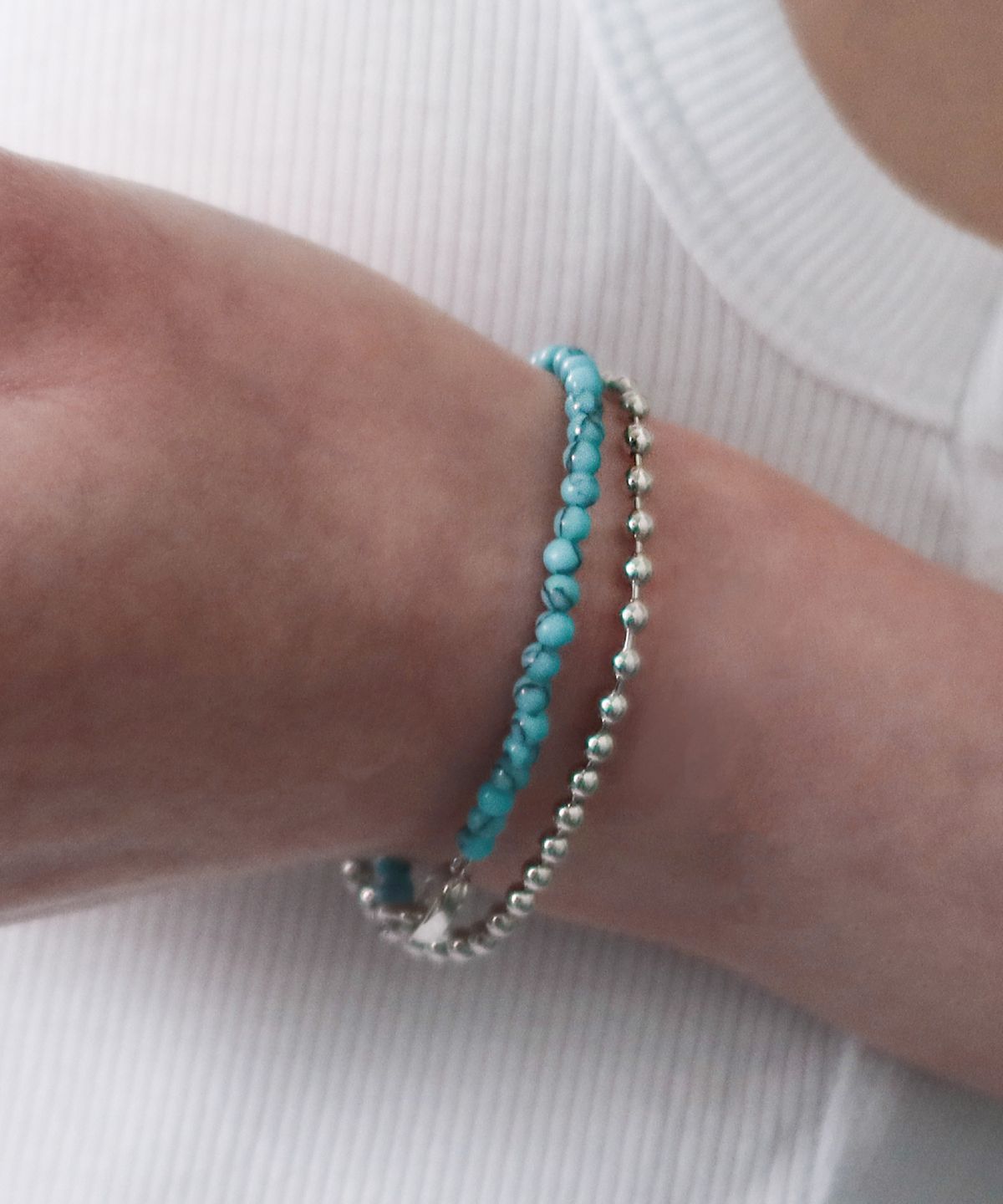 리스(LISSE) [925 SILVER] TURQUOISE LINK B