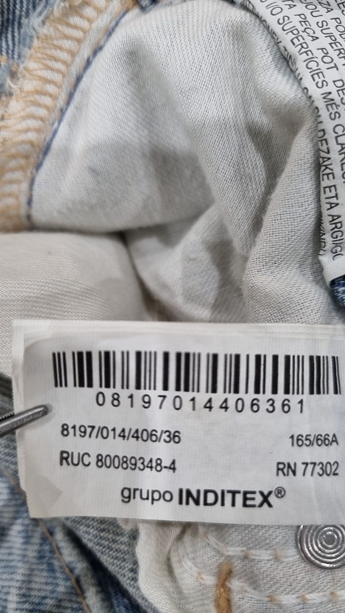자라(ZARA) 청/데님 팬츠 36