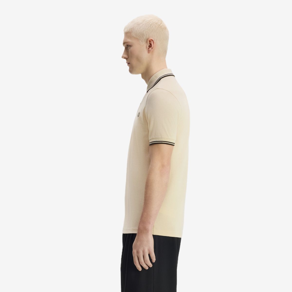 프레드페리(FRED PERRY) [M3600] 트윈 팁 프레드페리 셔츠 - 오트밀/나이트그린 AFPM2G33600-X64