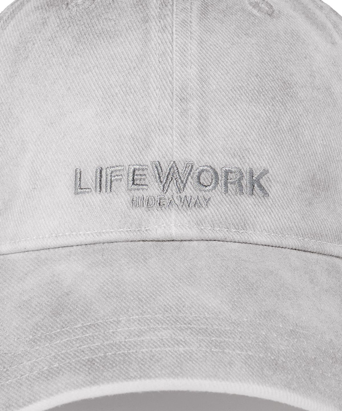 라이프워크(LIFEWORK) 스프레이 워싱 로고 볼캡