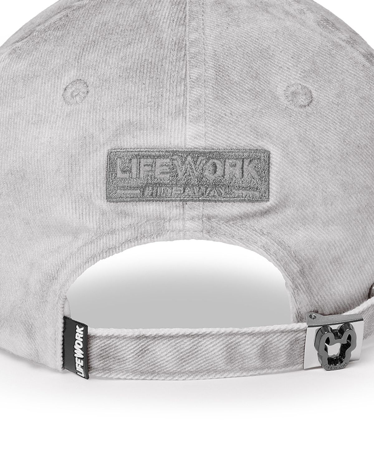 라이프워크(LIFEWORK) 스프레이 워싱 로고 볼캡