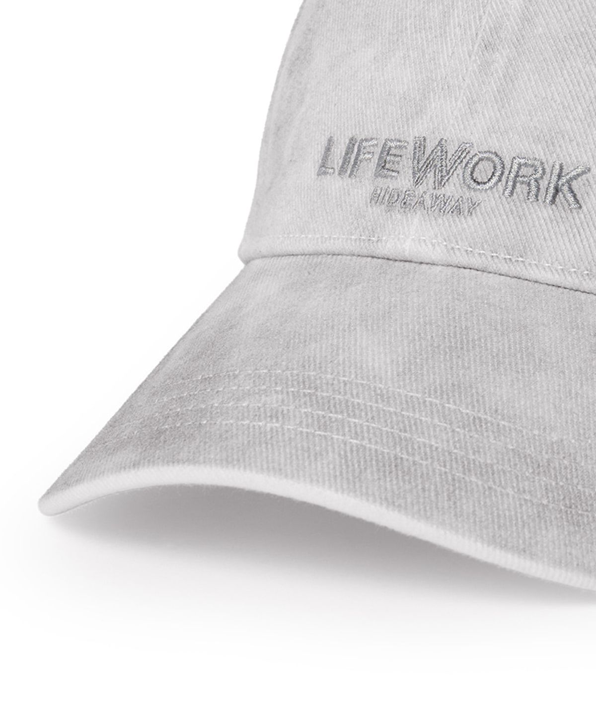 라이프워크(LIFEWORK) 스프레이 워싱 로고 볼캡
