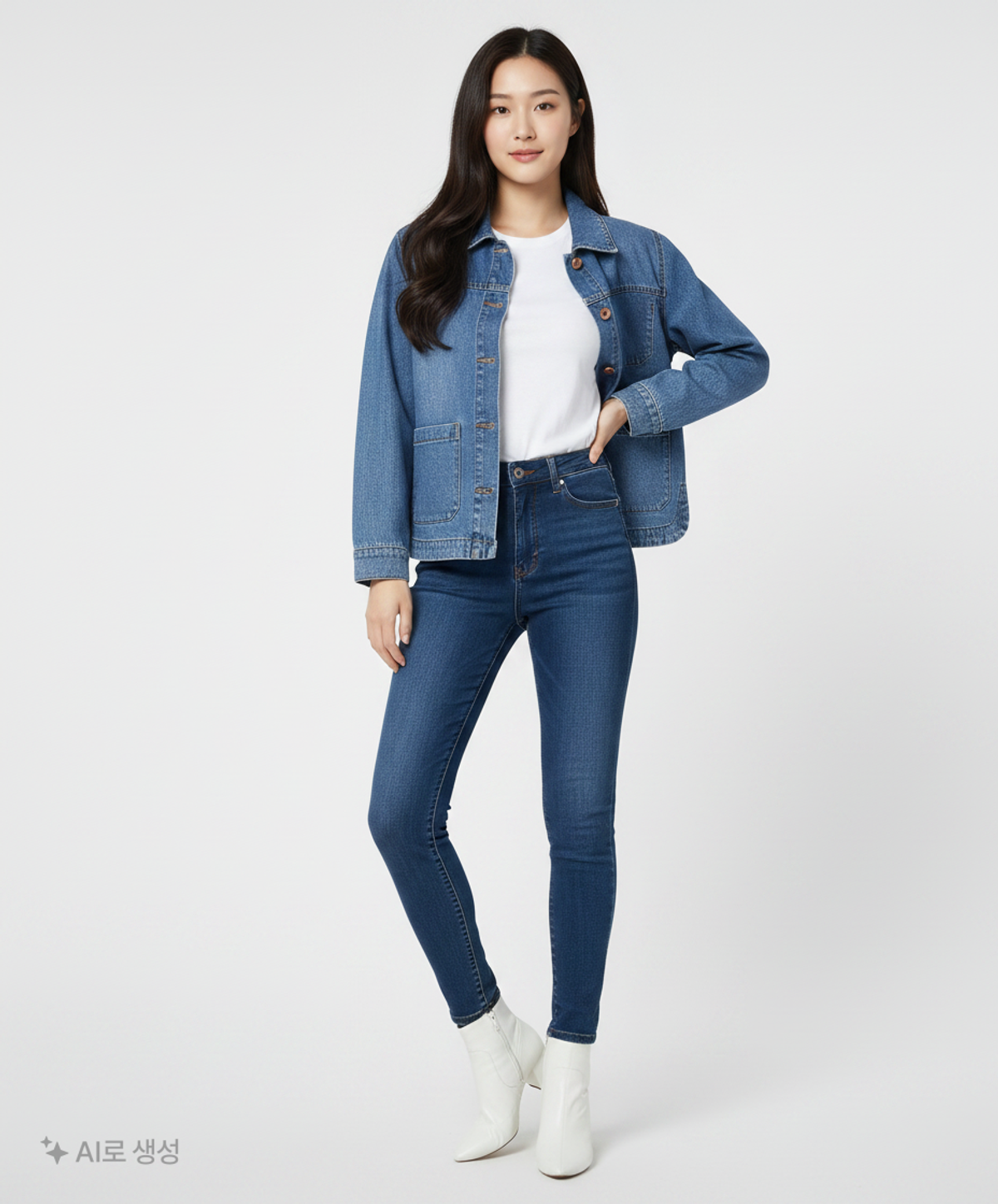 디즈니100 x 에이치엔엠(Disney100 x H&M) 데님/트러커 재킷