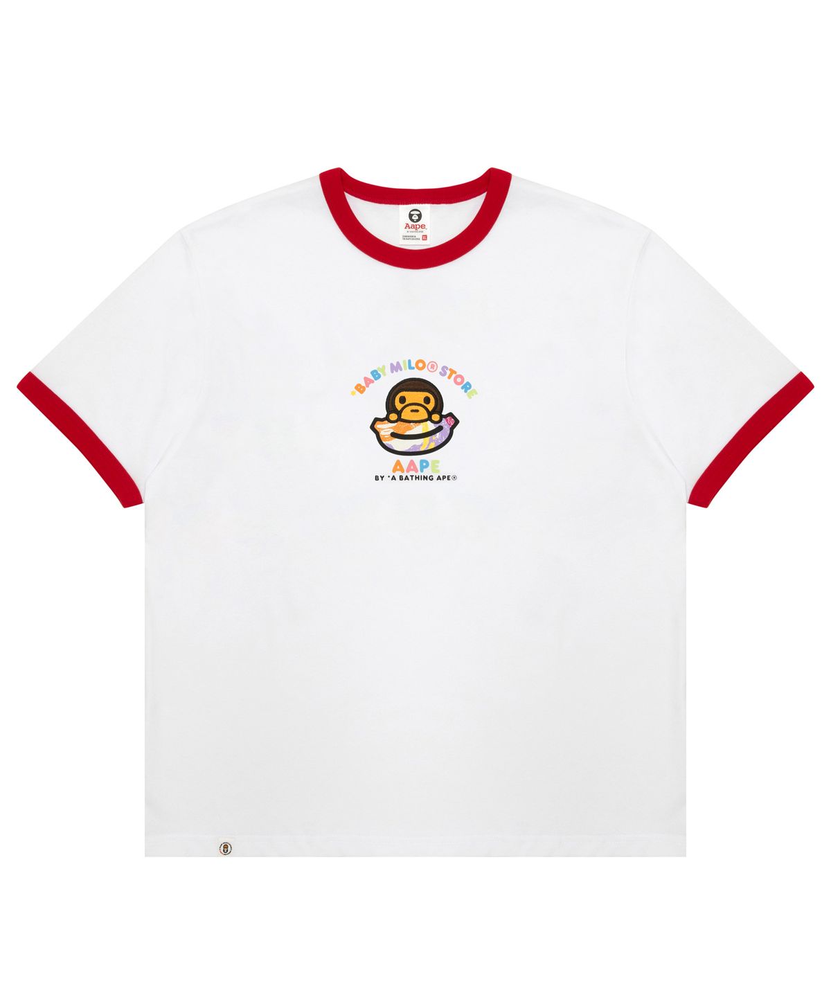 에이프(AAPE) AAPE X BABY MILO STORE Short Sleeve tee / AAPTEM9860XXQWHX