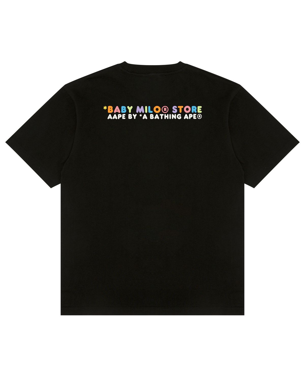 에이프(AAPE) AAPE X BABY MILO STORE Short Sleeve tee / AAPTEM9861XXQBKX