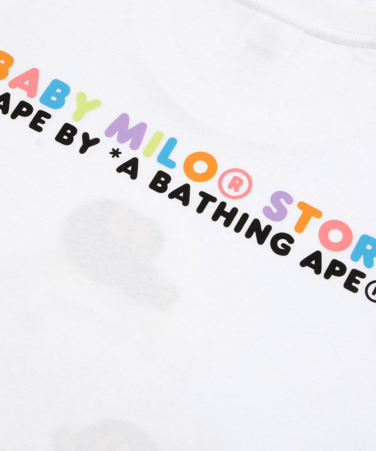 에이프(AAPE) AAPE X BABY MILO STORE Short Sleeve tee / AAPTEM9861XXQWHX