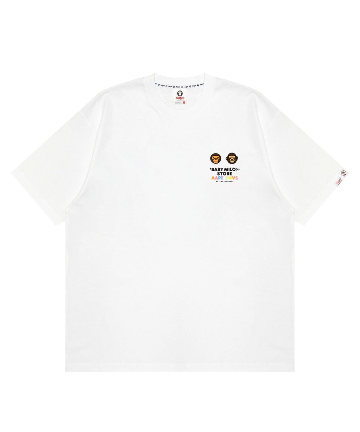 에이프(AAPE) AAPE X BABY MILO STORE Short Sleeve tee / AAPTEM9862XXQWHX