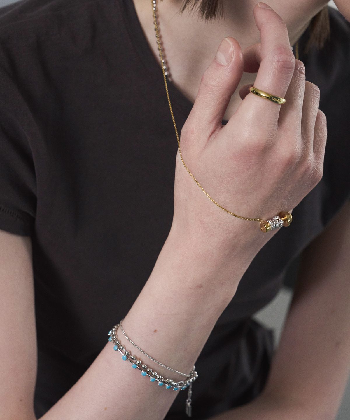리스(LISSE) [925 SILVER] SPACING TURQUOISE TENNIS B