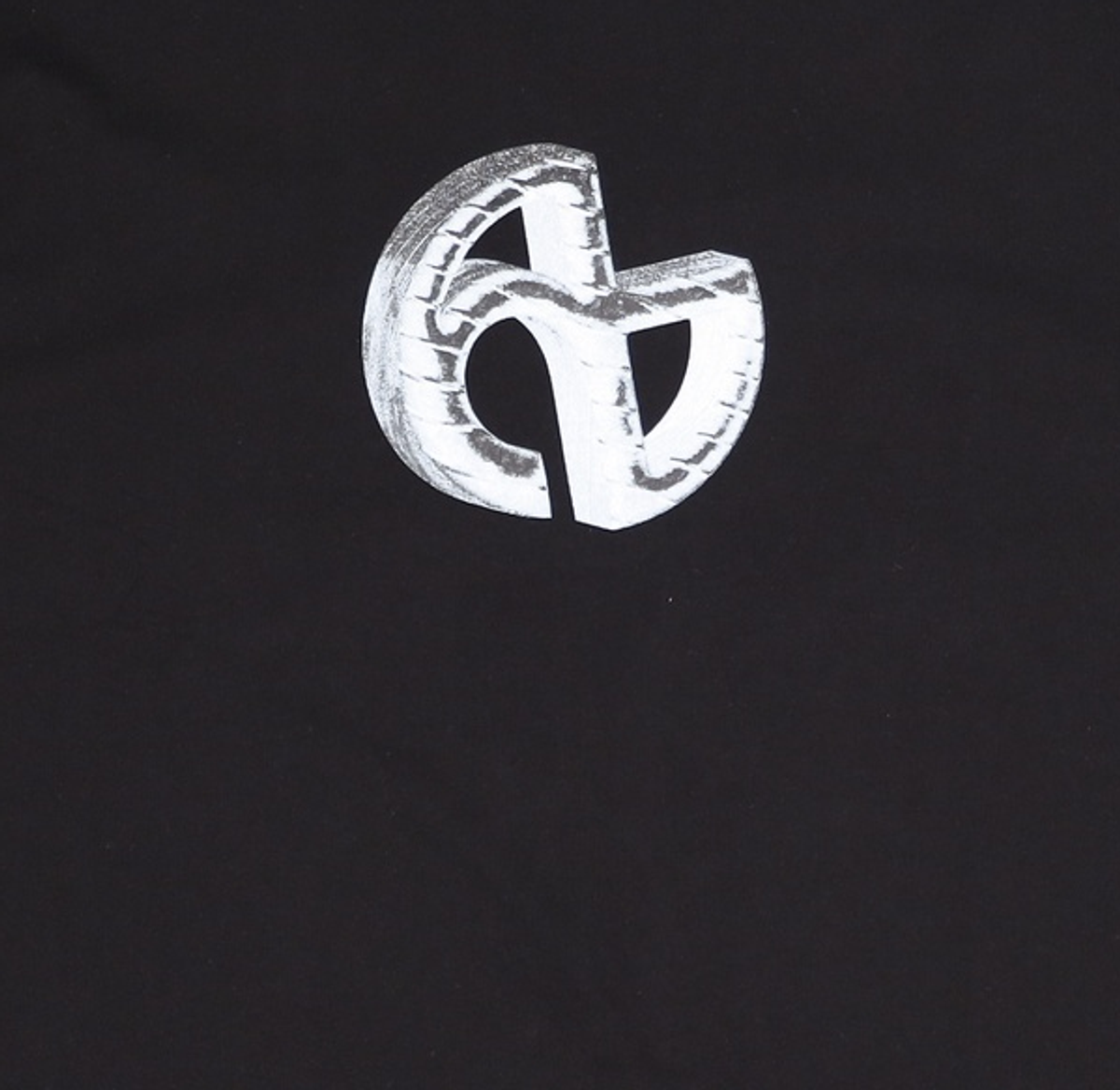 노매뉴얼(NOMANUAL) METAL SYMBOL LOGO T-SHIRT - BLACK L