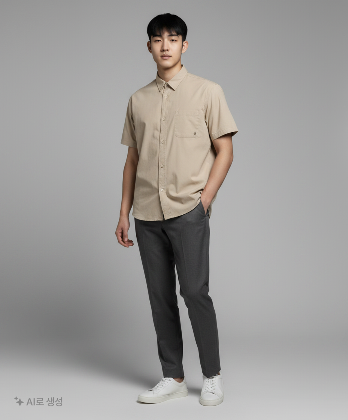 꼬모니노즈(COMONINOZ) BASIC SHIRTS [5 COLOR] M