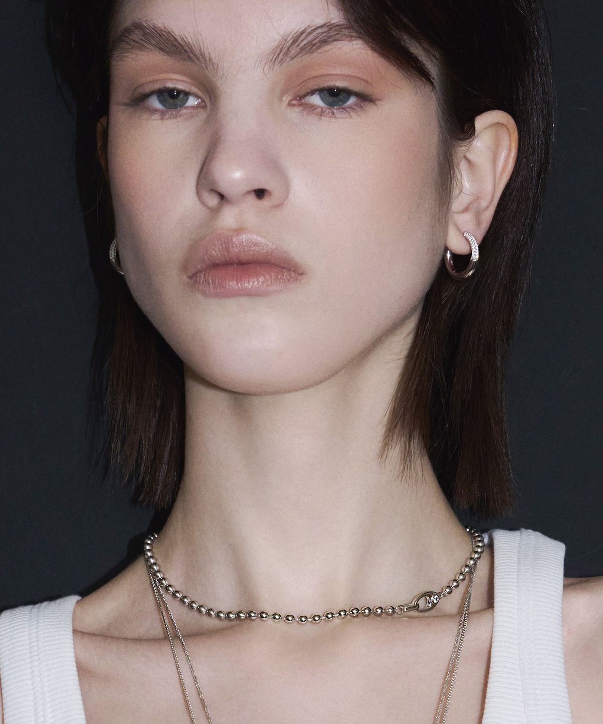 리스(LISSE) [925 SILVER] PAVÉ LINE E