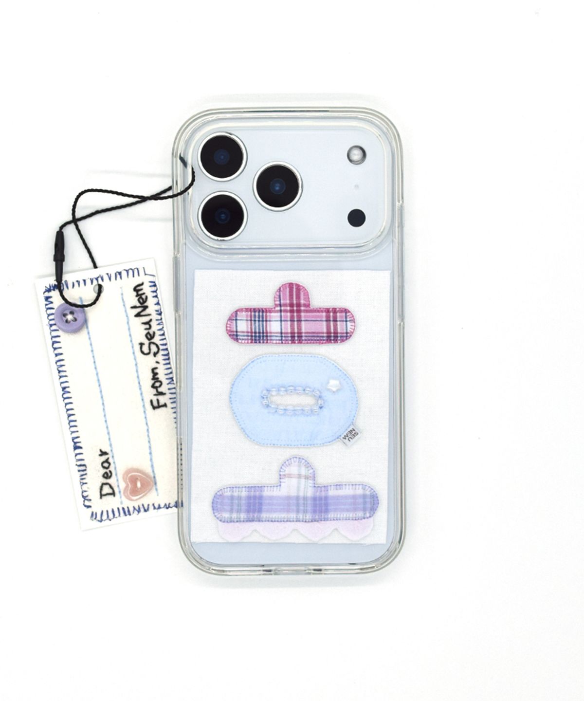 세컨드유니크네임(SECOND UNIQUE NAME) SUN CASE CLEAR GRAPHIC PATCH 야호