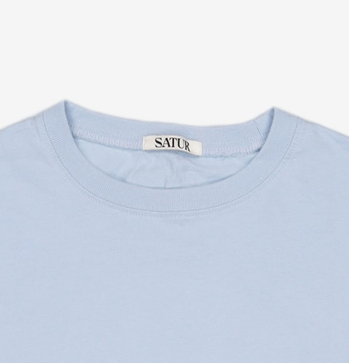 세터(SATUR) 올 데이 실켓 반팔 티셔츠 클래식 블루 S