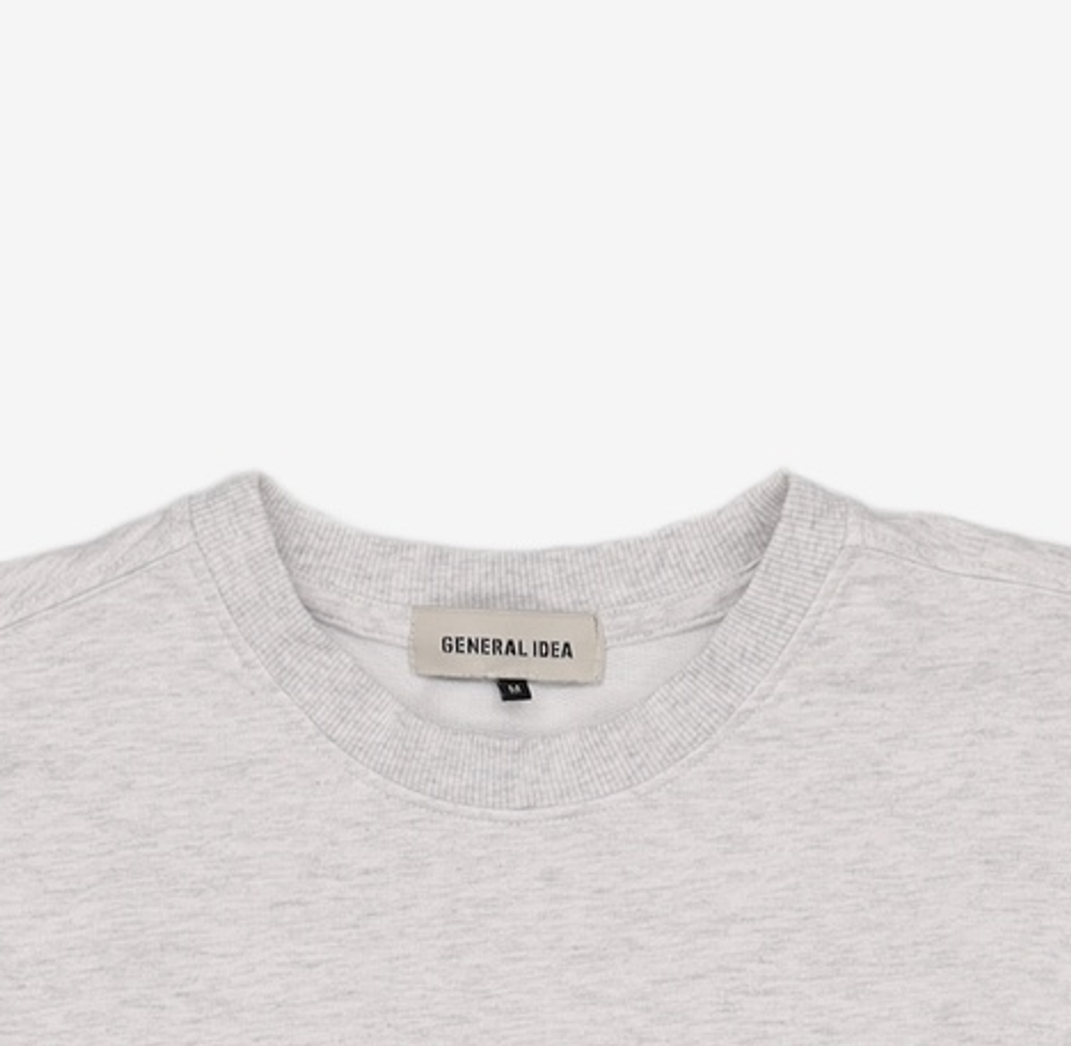 제너럴 아이디어(GENERAL IDEA) UNISEX 데이데이 맨투맨 [MELANGE GREY] / SBC1U02013 M