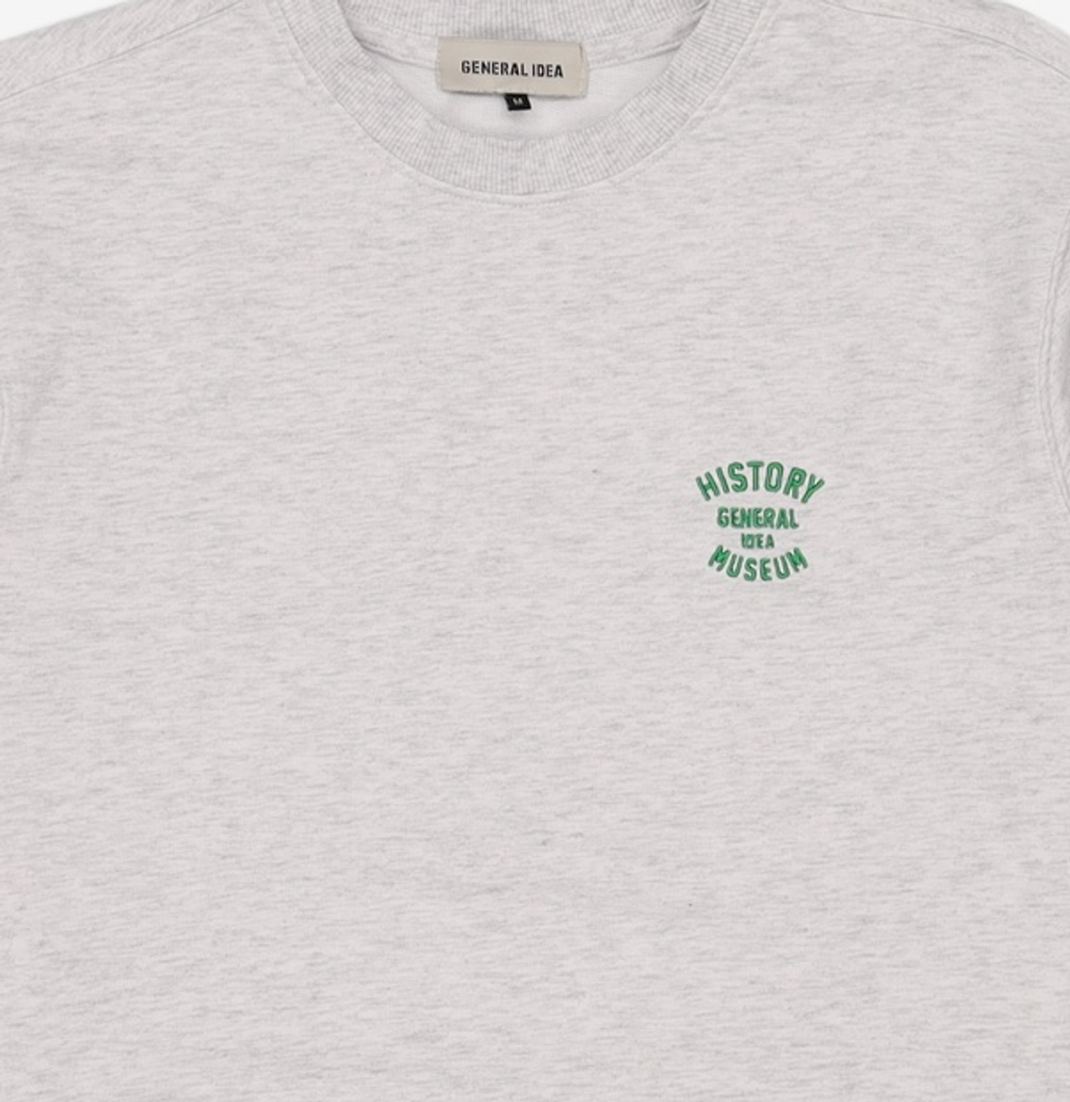제너럴 아이디어(GENERAL IDEA) UNISEX 데이데이 맨투맨 [MELANGE GREY] / SBC1U02013 M