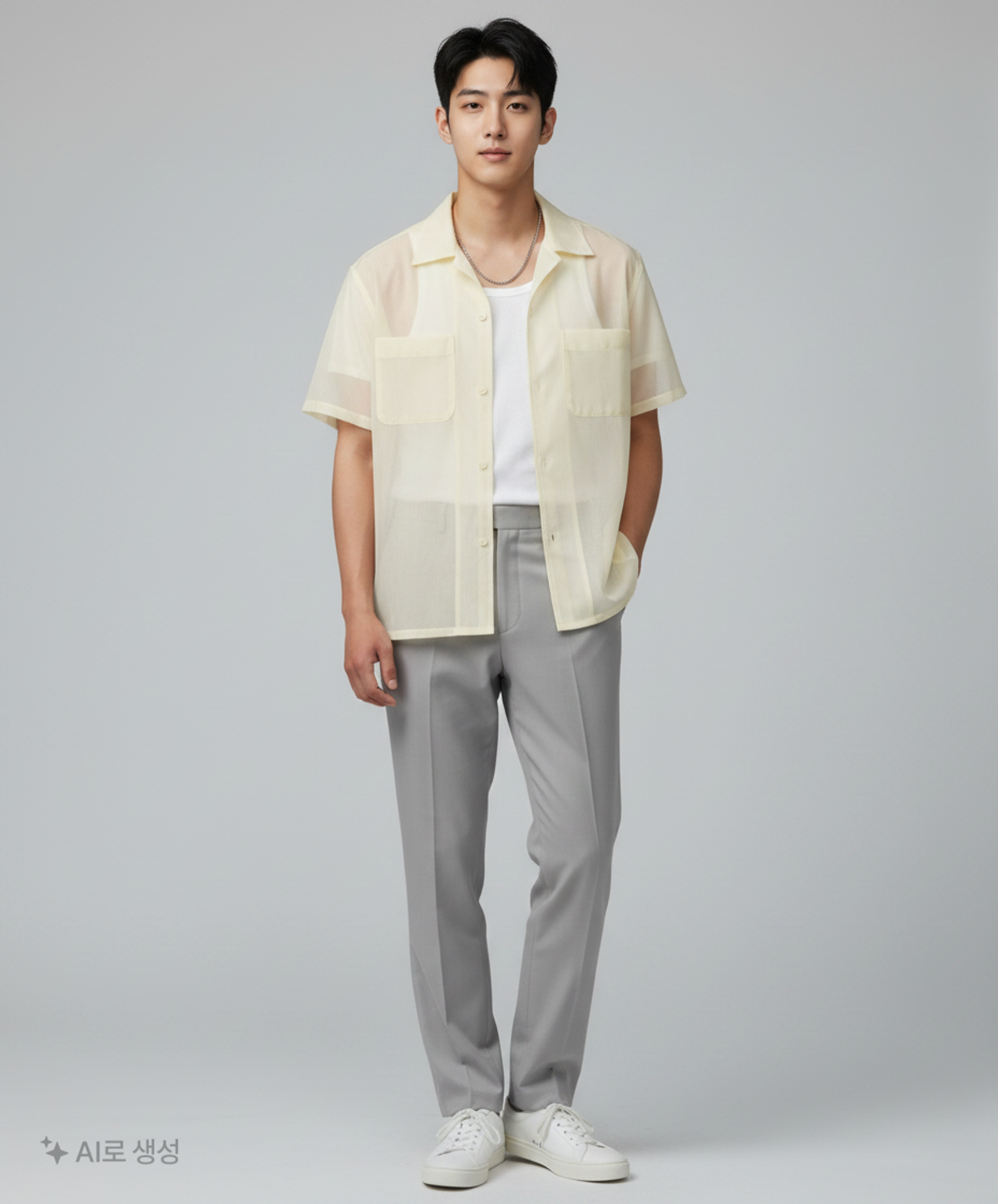 유니클로(UNIQLO) 캐주얼 셔츠 L