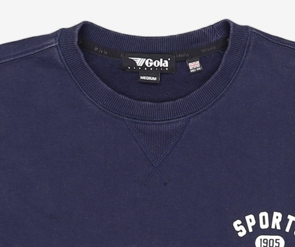 골라(GOLA) CLASSIC GRAPHIC SWEATSHIRTS [DEEP GREEN] M