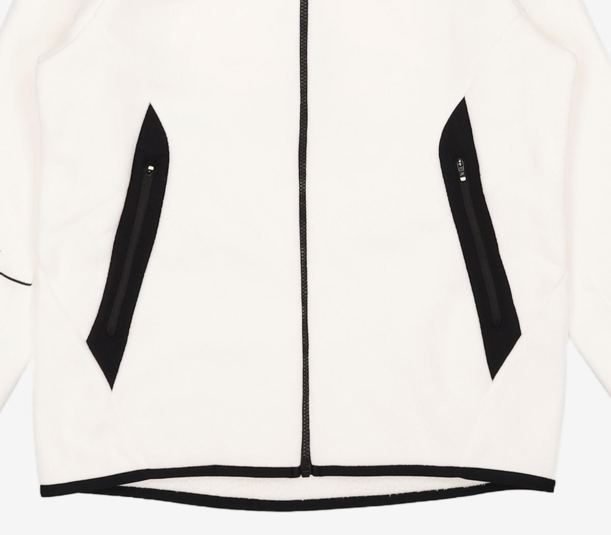 빈폴 스포츠(BEANPOLE SPORT) 아이보리 남성 브러쉬드 플리스 후드 집업 티셔츠 (BO9X41F010) 100