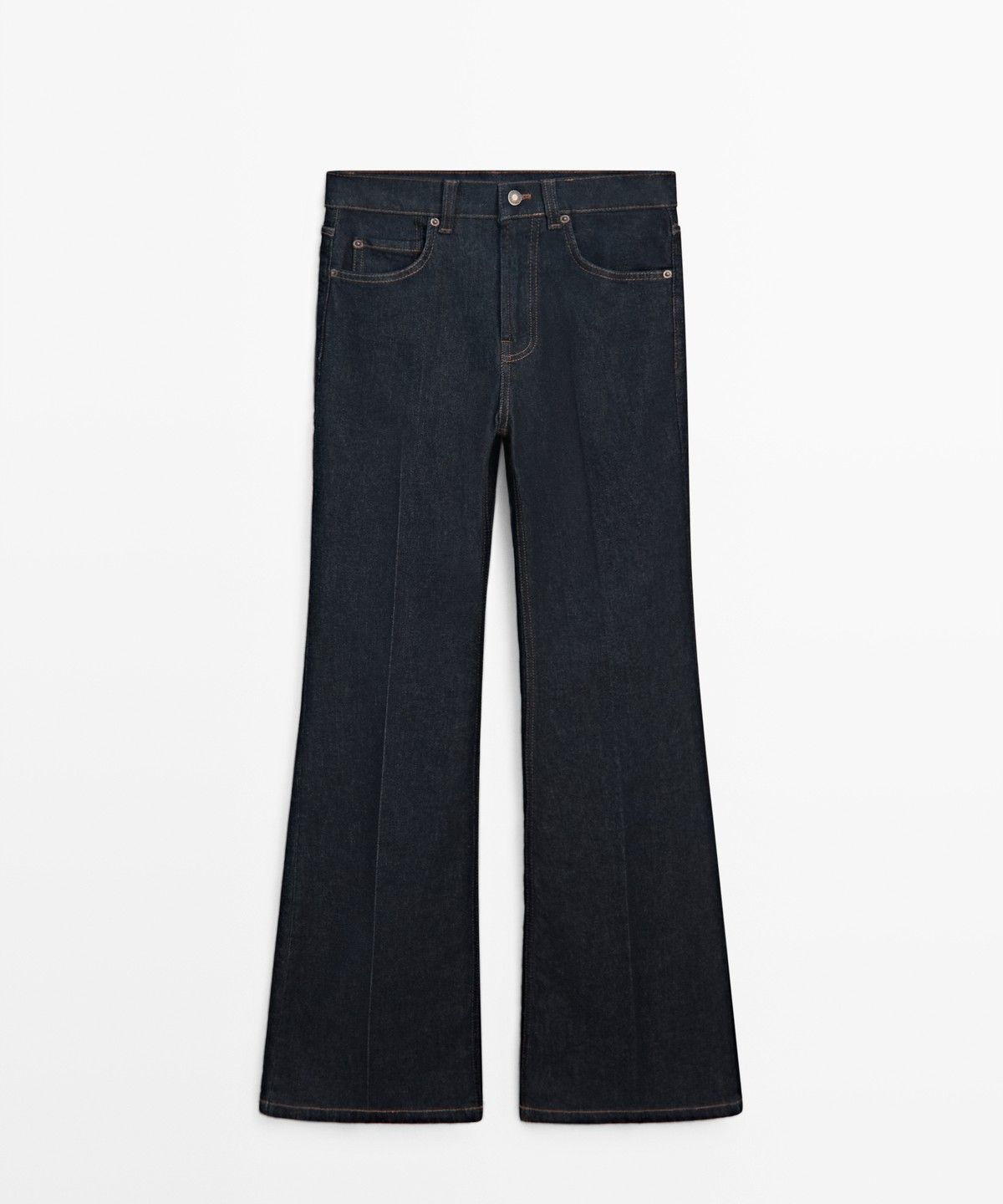 마시모두띠(MASSIMO DUTTI) 하이라이즈 스키니 플레어 진