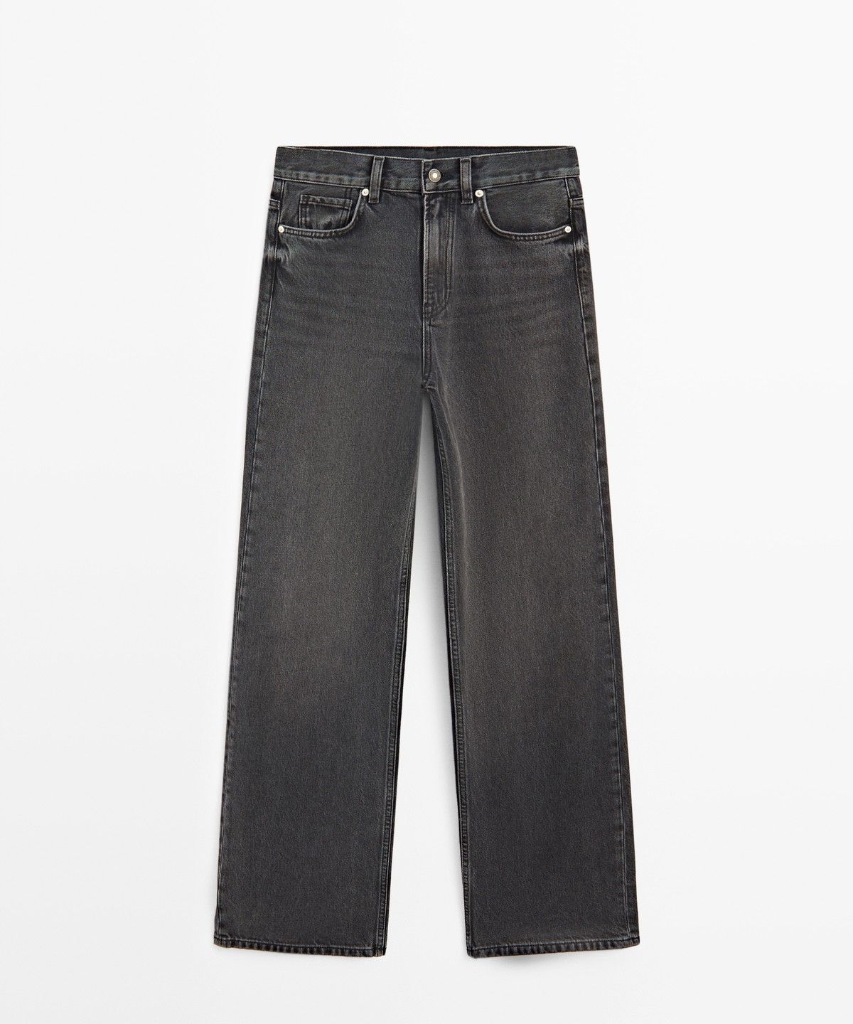 마시모두띠(MASSIMO DUTTI) 하이라이즈 와이드 레그 진